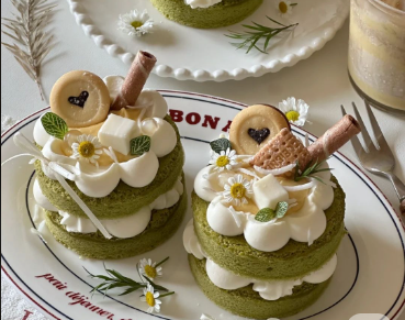 Bánh Mini Matcha Bento